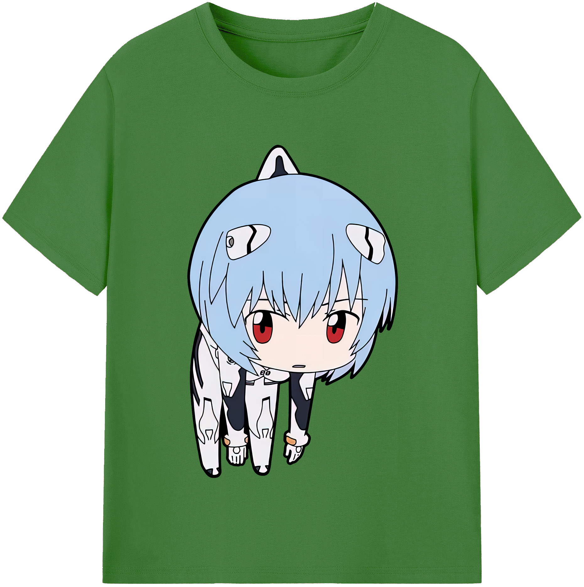 （画像用） EVA 新世紀エヴァンゲリオン レディースカジュアルプリントTシャツ（綿100％）